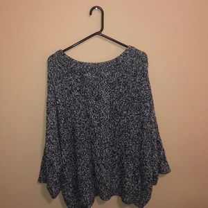 Large oversized knit sweater